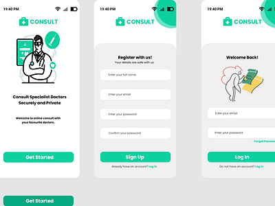 Consultation mobile App