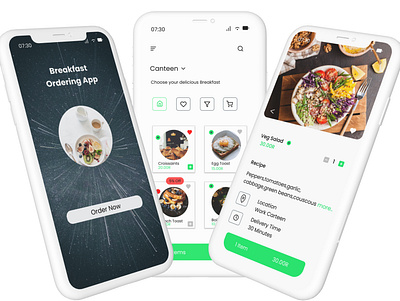 Food Ordering App design ui ux