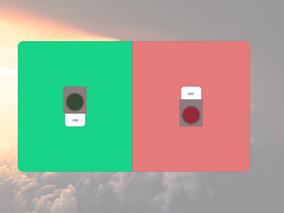 ON/OFF Switch design ui