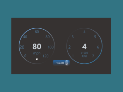 Car Interface design ui