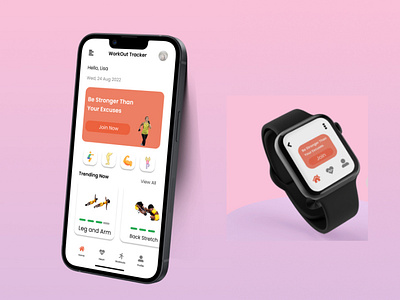 Workout Tracker design ui