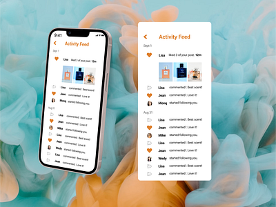 Activity Feed design ui