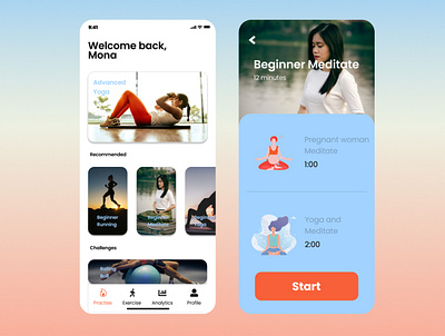 Workout of the day design ui