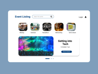 Event Listing