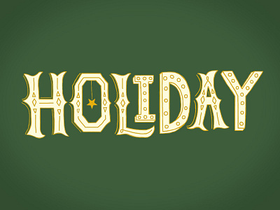 Holiday Lettering