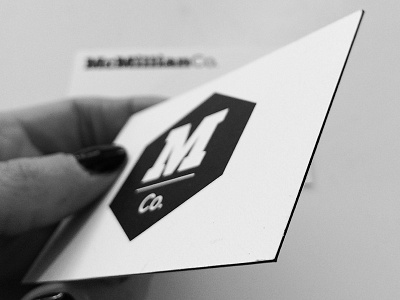 McMillianCo. Business Cards branding business cards identity logo rebrand