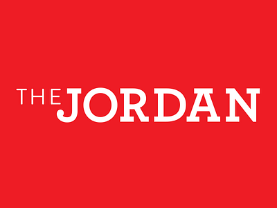 The Jordan Identity branding hoboken identity logo real estate red residences white