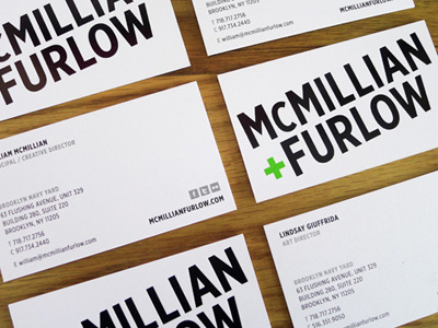 M+F Business Cards