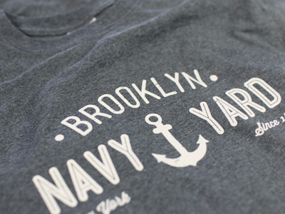 Brooklyn Navy Yard T-Shirt anchor brooklyn brooklyn navy yard navy yard t shirt typography