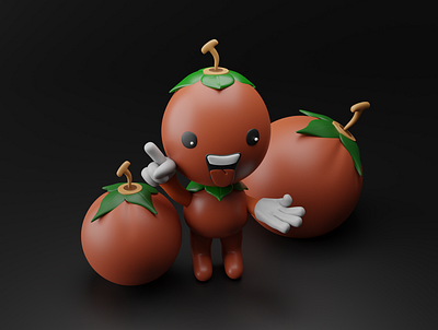 A Tomato man 3d branding design graphic design illustration logo man tomato tomatoman ui