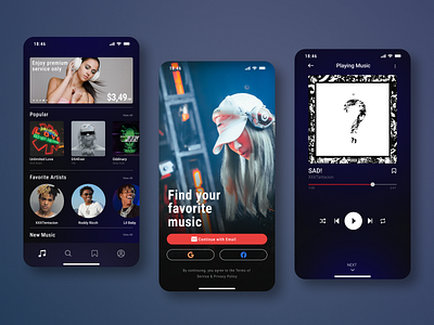 Music App / Design 2022