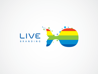 Logo for branding company LIVE ©