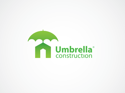 Logo for construction company Umbrella Construction ©