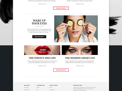 Hypening & Lookbook - MAPEMALL article blog fashion hype landing lifestyle lookbook news page ui ux website