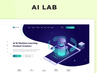 AI LAB Design graphic design illustration wo