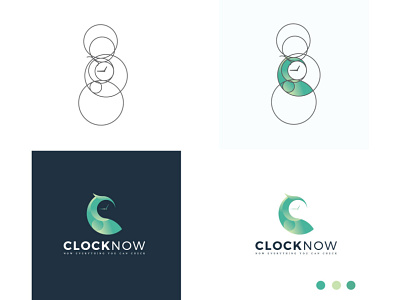 clocknow branding design graphic design illustration logo motion graphics typography vector