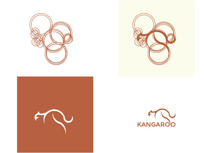 kangaroo branding design graphic design illustration logo motion graphics typography ui ux vector