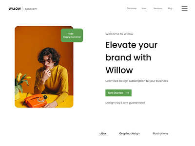 willow branding graphic design logo motion graphics ui