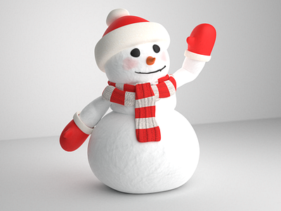 Snowman 3d 3d art 3d artist 3d illustratiuon 3d sculpting 3dart art b3d blender3d cg cgi character character design creaturedesign digitalart fantasy art illustration sculpting snowman