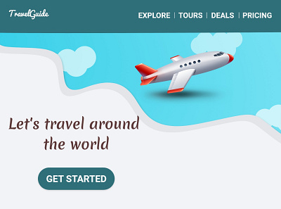 Landing Page adobe adobe xd design figma landing page landingpage travel travel landing page traveling uiux ux xd