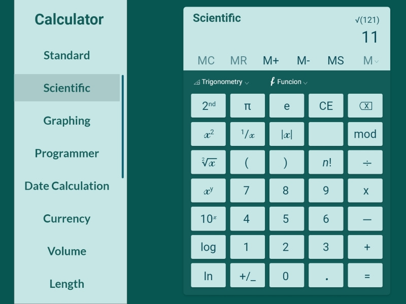 Calculator by TD on Dribbble