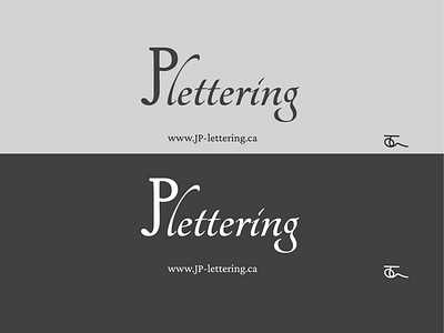 Logo for JP Lettering