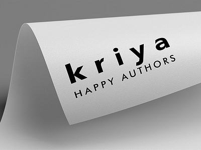 Kriya Happy Authors | ePublishing Brand & Collateral Design branding branding and identity corporate branding design illustration logo logo design logo design branding