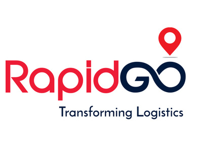 Logo Design for Logistics Company | Rapidgo branding branding and identity corporate branding infinity logo logistics logo logo logo design logo design branding map marker logo truck logo