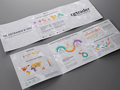 Tri-fold Brochure Design brochure charts design graphs infographic