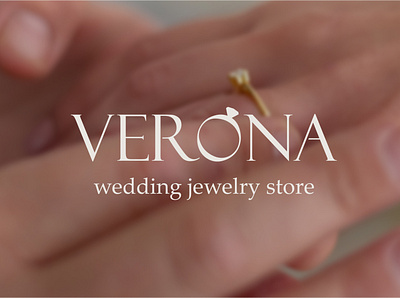 Wedding jewelry store - Verona branding design graphic design logo typography vector