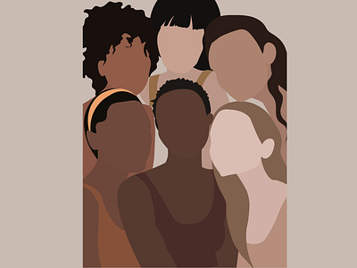 women diversity adobe illustrator design illustration vector women