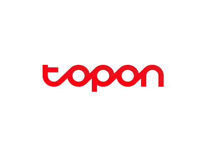 topon printing logo print typography