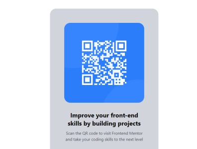 QR Code graphic design logo ui