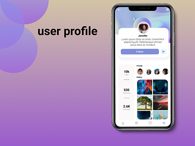 user profile