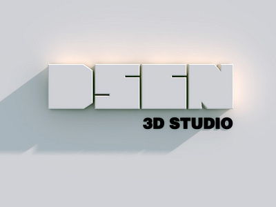 D56N STUDIO 3d design logo