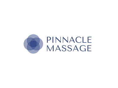Pinnacle Massage Logo branding design logo