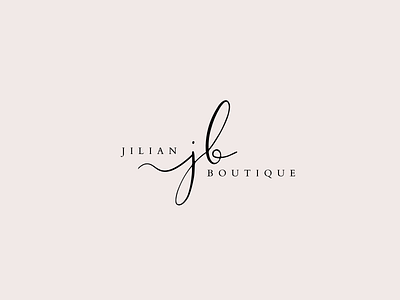 Jilian Boutique Logo branding design logo