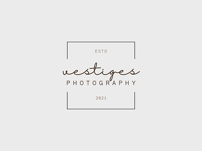 Vestiges Logo branding design logo