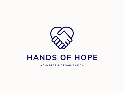 Hands of Hope Logo branding design logo