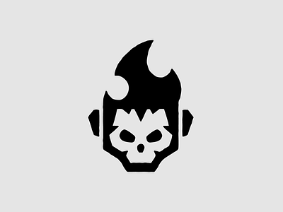 All Fired Up branding character design fire flat gaming grunge hand drawn illustration logo mascot masculine minimal punk vector