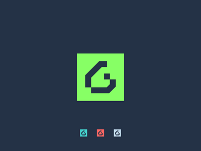 Tech G branding design gaming letter g lettermark logo minimal modern pixel readymade software technology vector