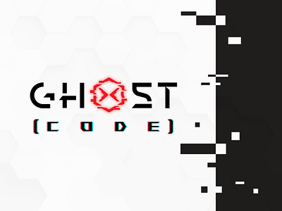 Coding the Ghxst branding cyberpunk design gaming glitch graphic design logo modern twitch vector
