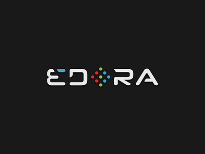 Edora branding design gaming logo minimal modern typography vector