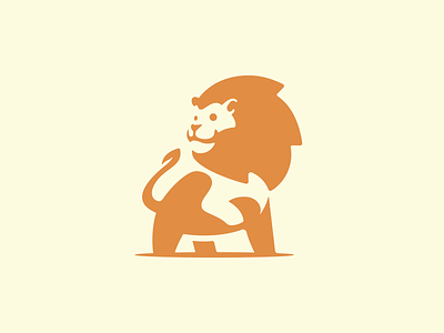 The Little Lion That Could branding character design gaming lion logo mascot minimal vector