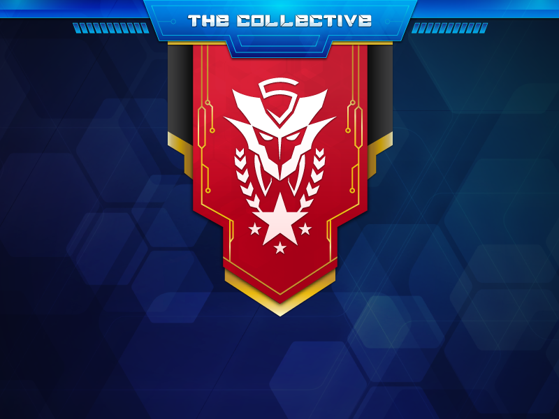 The collective element five gaming graphic design overlay robots stream twitch twitch-overlay