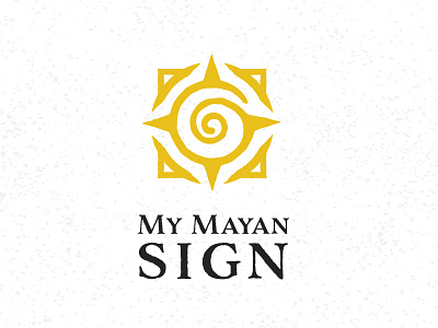 Mayan Ancient Sign ancient compass feminine hand drawn mayan minimal runes