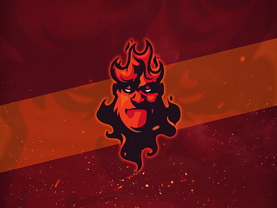 Fire Ogre branding character esports logo firebrand games gaming illustration logo mascot masculine stream twitch twitchpartner vi. videogames vladiftimescu young youtube