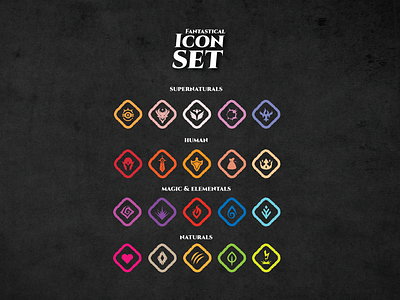 Fantastical Icon Set