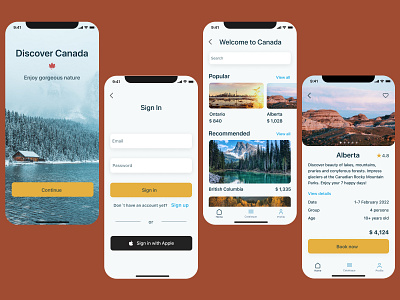 Discover Canada - Travel App