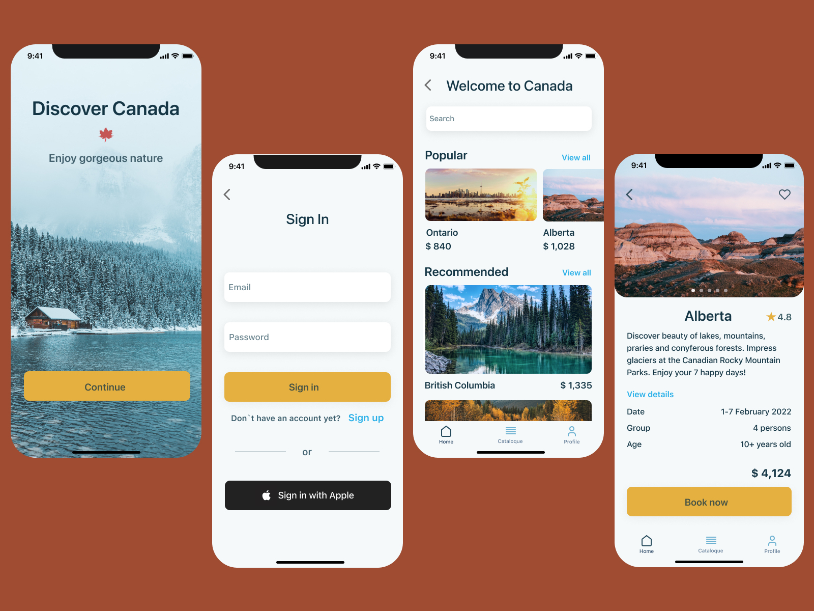 canada travel booking apps